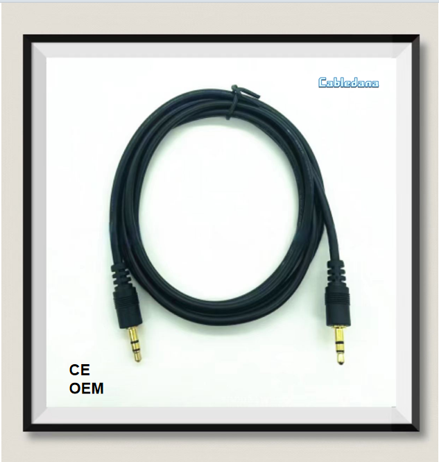 AV CABLE A/A black OD4.0mm