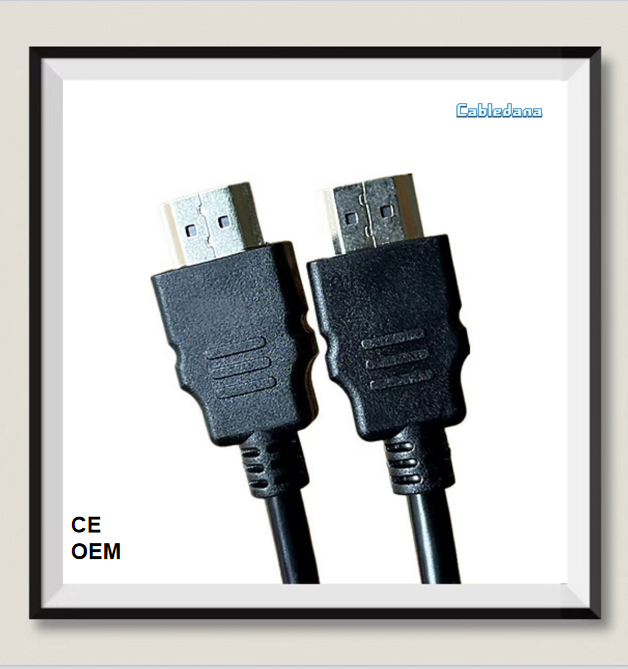 HDMI CABLE black 1080P OD5.5 male to male